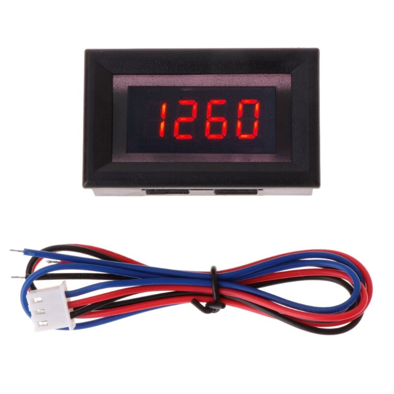 Red LED car motorcycle digital tachometer and engine tachometer tachometer with battery overvoltage alarm