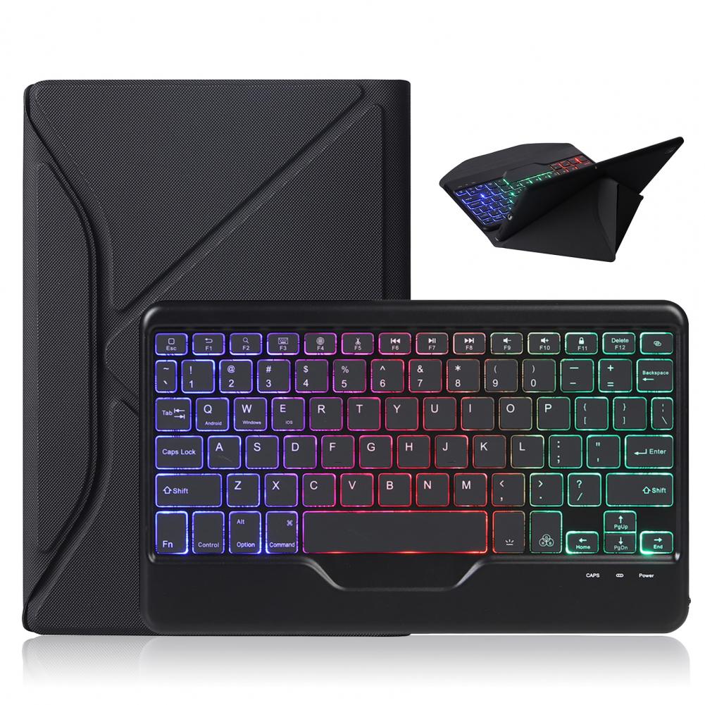 Voor Samsung Tab A8 SM-X205/X200 Tablet Keyboard Case Bluetooth-Compatibel Toetsenbord Case Afneembare Touchpad Volledige Beschermhoes