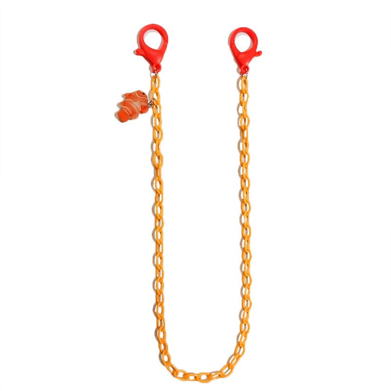 Cadena de hilo de algodón para gafas, collar de cadena para mascarillas, colgante de corazón, correas para gafas de sol, cordón para el cuello