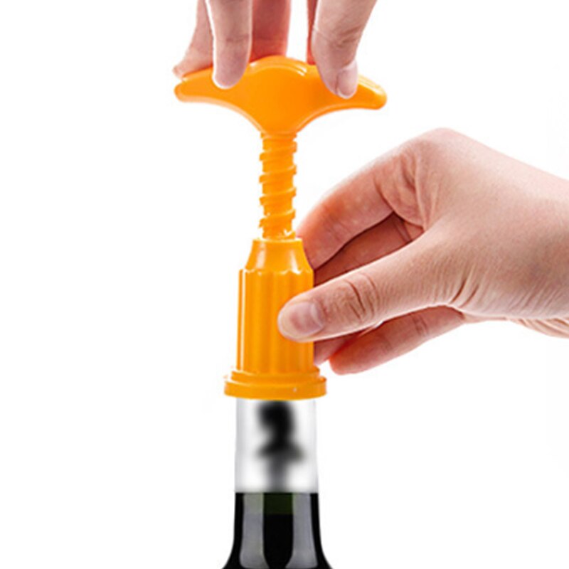 1PC Plastic Wine Opener Corkscrew Wine Bottle Opener Cork Puller Remover Champagne Opener Tool Kitchen Bar Accessories