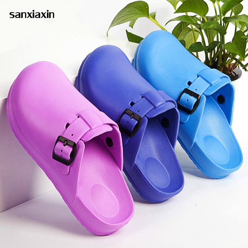Medische Schoenen Doctor Verpleegkundigen Beschermende Schoeisel Operatiekamer Klinische Ziekenhuis Klompen Slippers Schoenen Man Vrouwen Strap Werk Schoenen