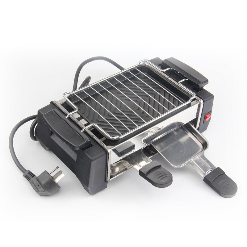 1000W Multifunction Electric BBQ Grill Smokeless Barbecue Churrasqueira Eletrica BBQ Stove Non-stick Plate Takoyaki Machine 220V