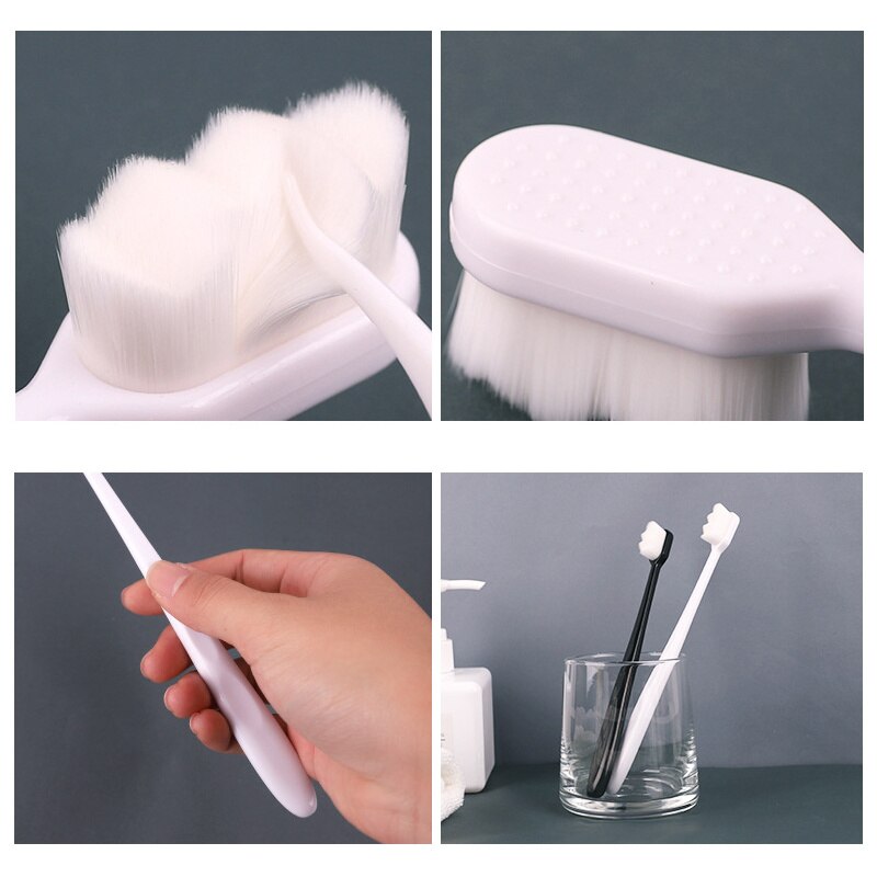 Ultra Fine Soft Toothbrush Portable Eco-friendly Teethbrush Dental Oral Care Teeth Cleaning Protect Tooth Brush with Box Travel