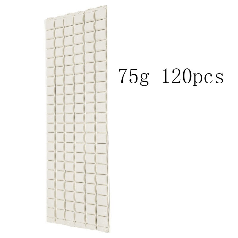 Reutilizável multiuso argila pegajosa removíveis da massa de vidraceiro da argila do prego reutilizável multiuso que monta a massa brega para ferramentas do prego: White 120pcs