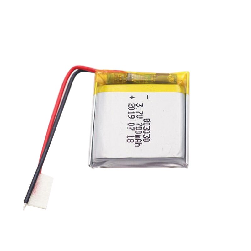 700mah 3,7 V 803030 Lithium-Polymer LiPo Akku Für Smart Uhr MP3 MP4 MP5 DIY Spielzeug LED Licht navigator li-ionen-zelle