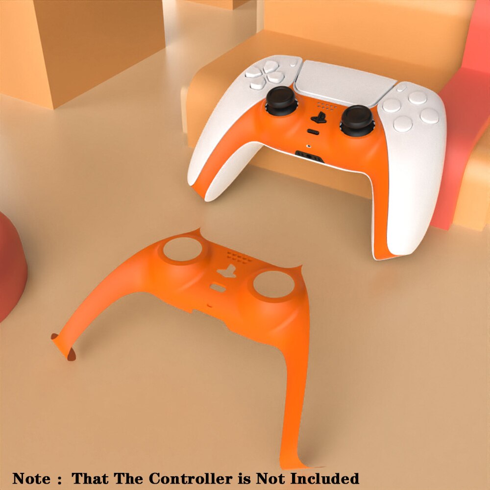 Ps5 controller-dekorleisten-abdeckungen, ersatzgehäuse für drahtloses dualsense-zubehör: Orange