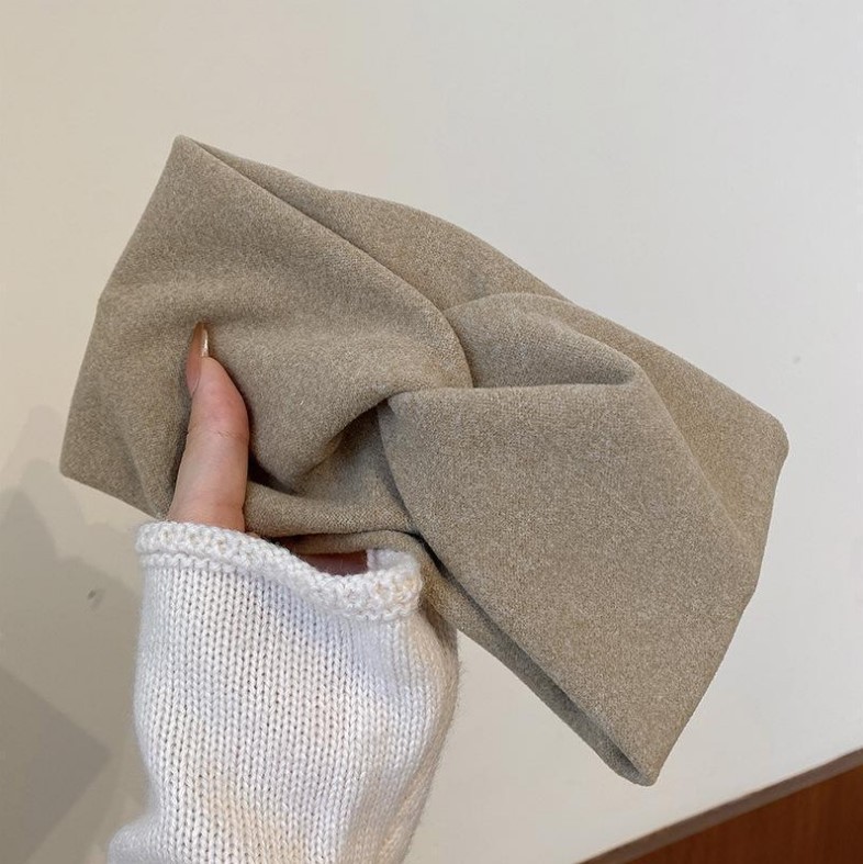 Koreaanse stijl brede kruisvormige hoofdbanden voor vrouwen, effen haarband, elastische sport- en yogahoofdband, haarband voor meisjes, haaraccessoires: Rood