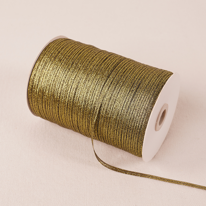 Cinta de raso de seda con purpurina dorada y plateada, 10 metros, 3mm, decoración para , hogar, boda, , Navidad, Halloween, Material DIY: Níquel negro