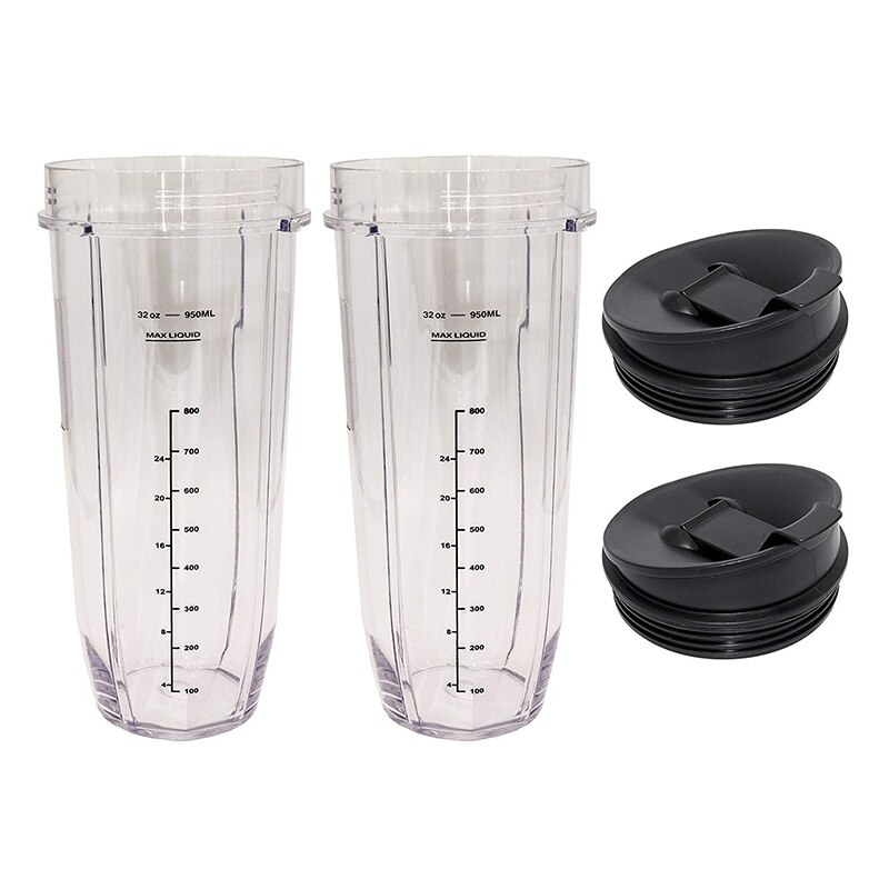 32- uns kopp med förseglat lock ninja reservdelar och tillbehör för nutri ninja auto -iq 1000w och dual blender