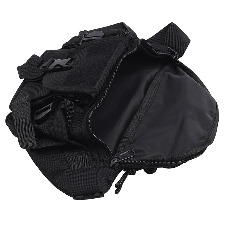 Sac de ceinture de taille hommes imperméable à l'eau nuit réfléchissant décontracté épaule bandoulière sac de poitrine pour les hommes