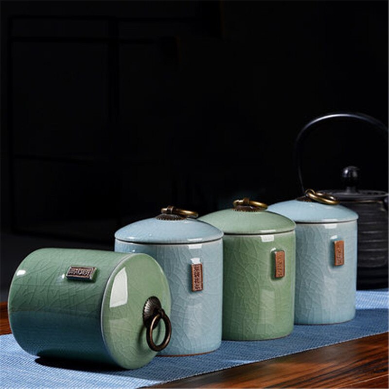 Bocal De Scellage Café En Poudre Grains De Café Bocal En Verre Bocal De