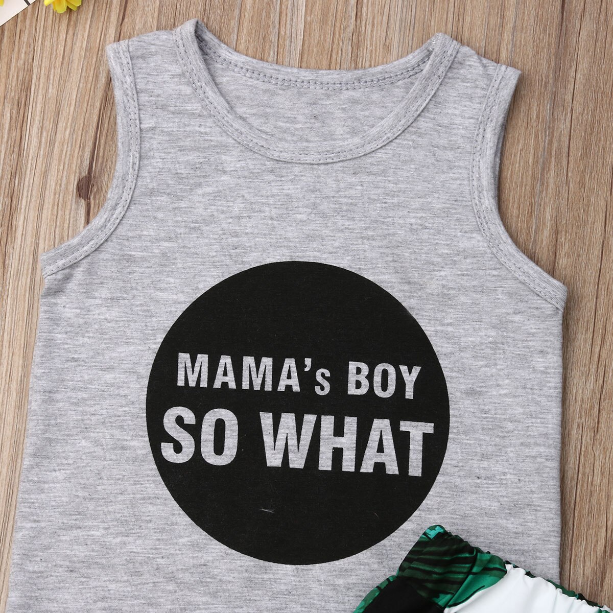 Toddler kid baby boy bomuld hawaii t-shirt toppe+bukser outfit sommertøj