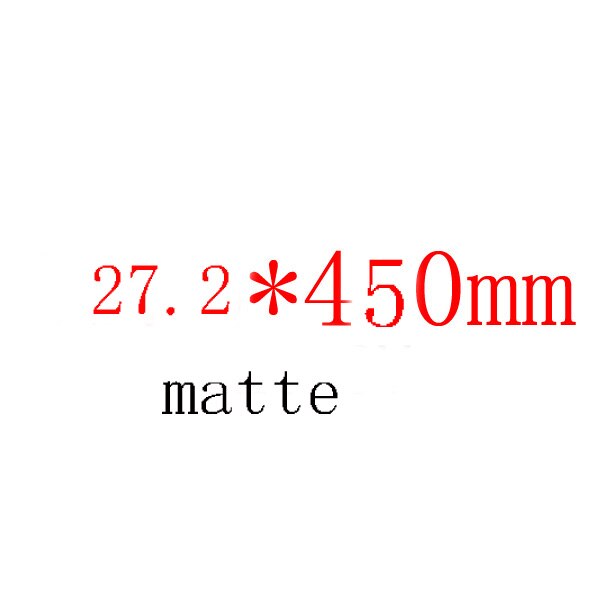 Mcfk 3k reggisella per bicicletta in fibra di carbonio MTB Road Bike Super Light Tube Mountain Cycling Parts lunghezza 165g 450mm: 27.2x450mm matte