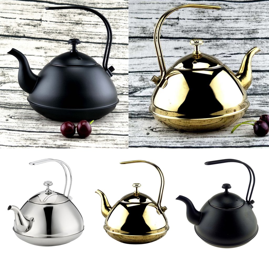 2L Whistling Theeketel met Handvat Rvs Theepot voor Stovetops Camping Wandelen Picknick BBQ Thee Pot Outdoor Waterkoker