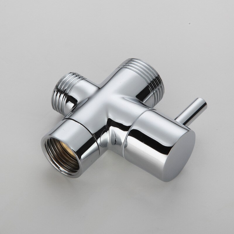 Válvula desviadora Riser rígida BSP de 3 vías para cabezal de ducha de mano o grifo de baño, interruptor de salida, 3/4 &quot;y 1/2&quot;