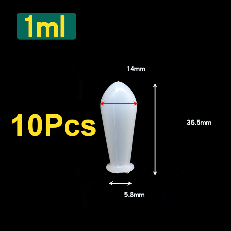 Laboratory dropper suction cap silicone cap calibration pipette rubber suction ball 1ml 2ml 3ml 5ml rubber head 10 pcs: Red