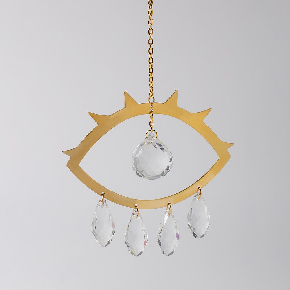 Eye Suncatcher Tuin Decoratie Outdoor Crystal Light Catcher Regenboog Opknoping Boho Inrichting Rainbow Maker Windows Suncatcher