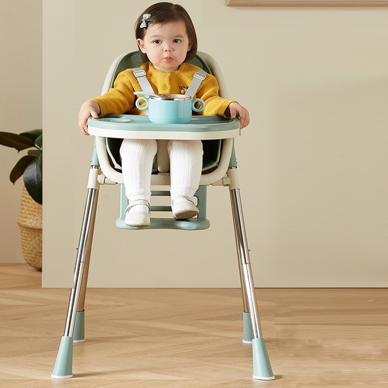Kinderstoel 2 In 1 Plastic Voeden Babyvoeding Stoel Multifunctionele Kinderen Hoge Stoel Voor