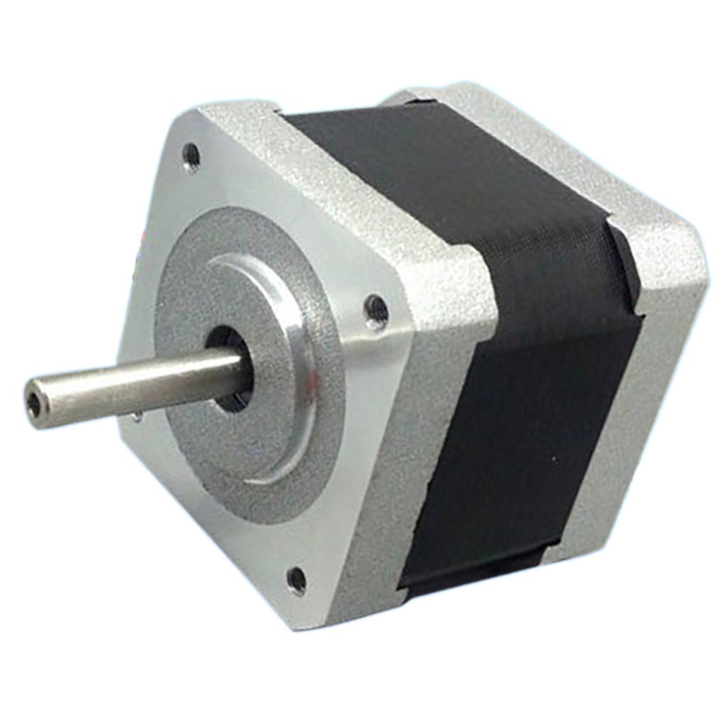 Mini Stepper Motor, Stepping Motor, 24V 1.7A 1.8 Degree, 4 Lead 42mm Body For Nema17 CNC/3D Printer