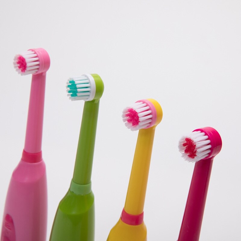 Oral Care Kind Roterende Leuke Elektrische Tandenborstel Met Opzetborstel Vervangen