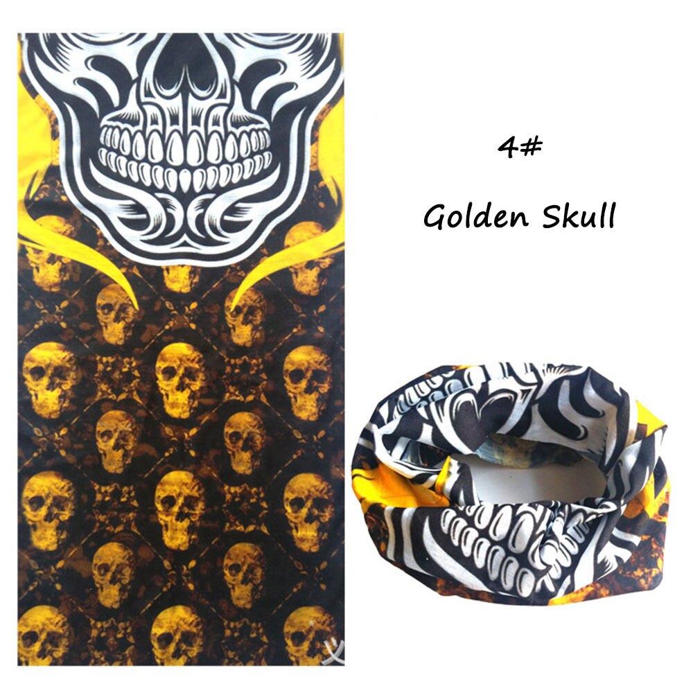 Nyaste bandanas ridning skalle cykel motorcykel ridning olika turban magiska huvudband halsdukar med flera huvuden