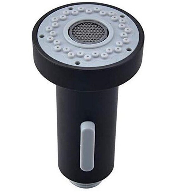 Multifonction robinet douche buse cuisine évier tirer robinet buse pulvérisateur noir argent petite douche tirer tête: 61008black