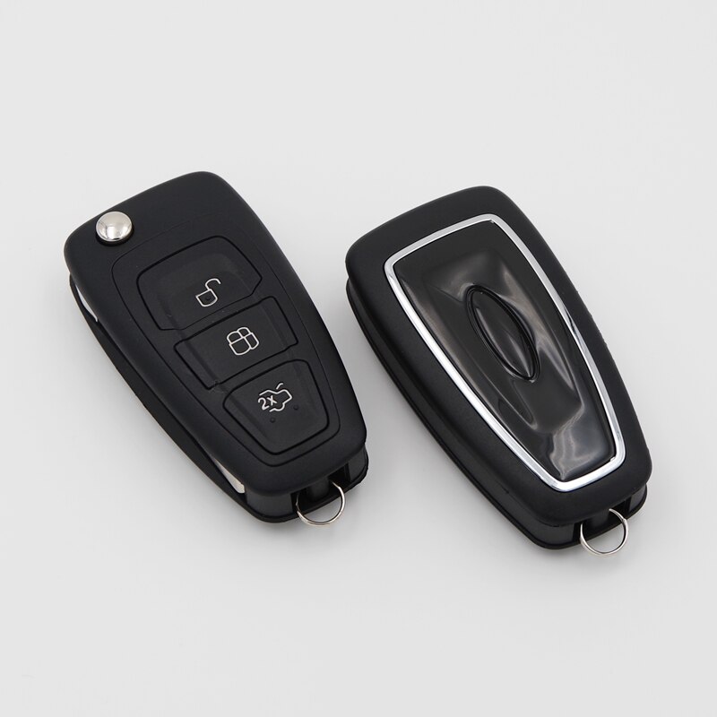 Auto Keyless Slimme Afstandsbediening Sleutel 433Mhz Met 4D63 4D60 Chip HU101 Blade Voor Ford Focus Fiesta Mondeo C-max Vragen Flip Fob Remote Key