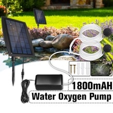 Solar Powered Oxygenator Oxygen Aerator Fish Tank Pond Pool Aquarium Air Pump Garden Fountain Water Pump