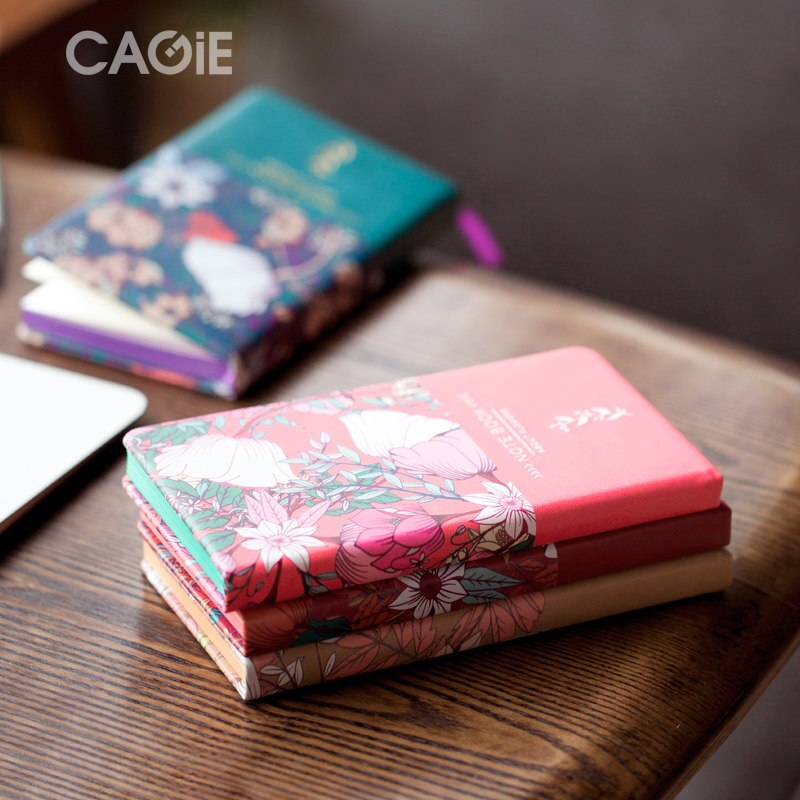 Flower Agenda A6 Diary Annual Plan Notebook Kawaii Portable Journal Monthly Weekly Planner School Office Supplies Stationery