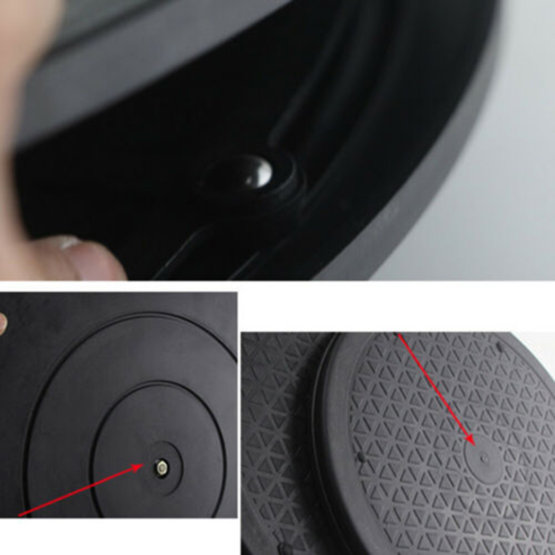 30cm Round Display Platform Turntable Heavy Duty Ornament Plastic Pottery 360 Degree Rotating Sculpture Display