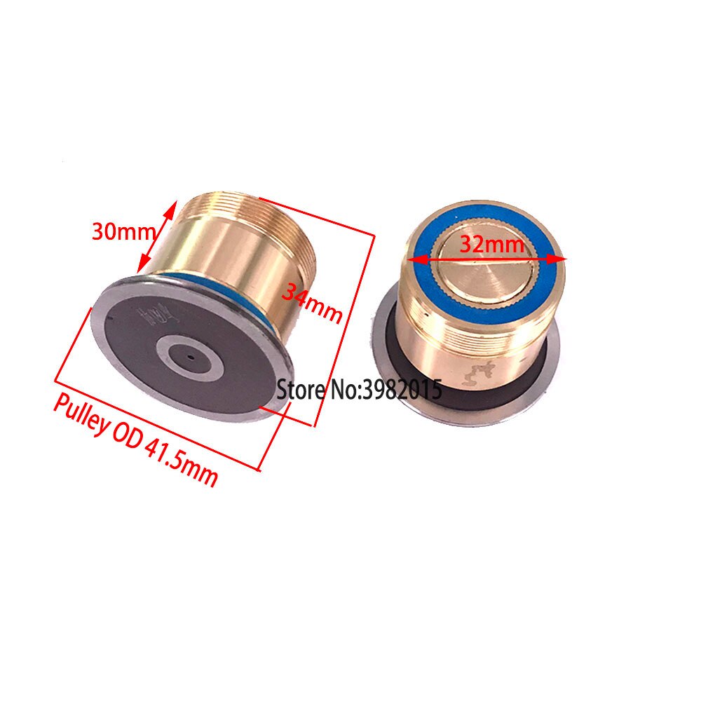WEDM Pulley Roller 530 OD32*34mm Brass Seat Guide Wheel Assembly for WEDM Wire Cutting Machine