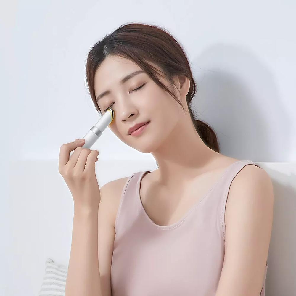 Xiaomi-masajeador de ojos Youpin WellSkins, WX-MY300, luz de Color cálido, belleza para el cuidado de los ojos, vibración de tres velocidades, masaje muscular para los ojos
