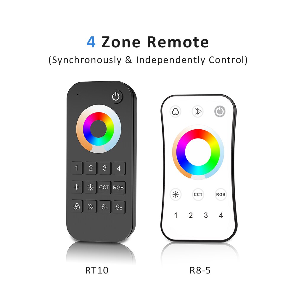 RGBCCT LED Regler 12V 24V 5CH RGB CCT RGBW RGBWW LED Streifen Licht Regler Clever Wifi RF kabellos berühren Fernbedienung V5-M