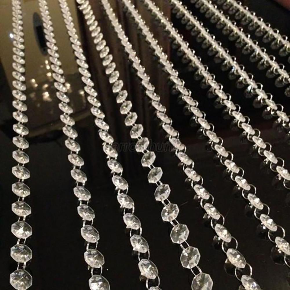 Crystal Curtain Acrylic Luxury Flash Line Diamond Shiny Beads Tassel Window Living Room Indoor Home Wedding Divider Decoration
