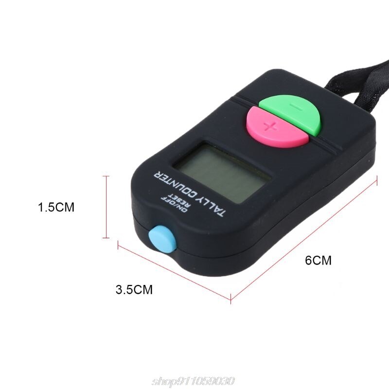 Electronic Counter Work Count Person Flow Point Device Manual Chanting Display Button Can Add and Subtract N24 20