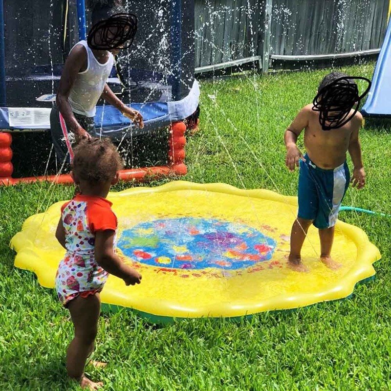 Splash Pad Sprinkler Zwembad Waternevel Pad Voor Baby Kinderen Zomer Spelen Strand Outdoor Tuin Gazon Sprinkler Kussen