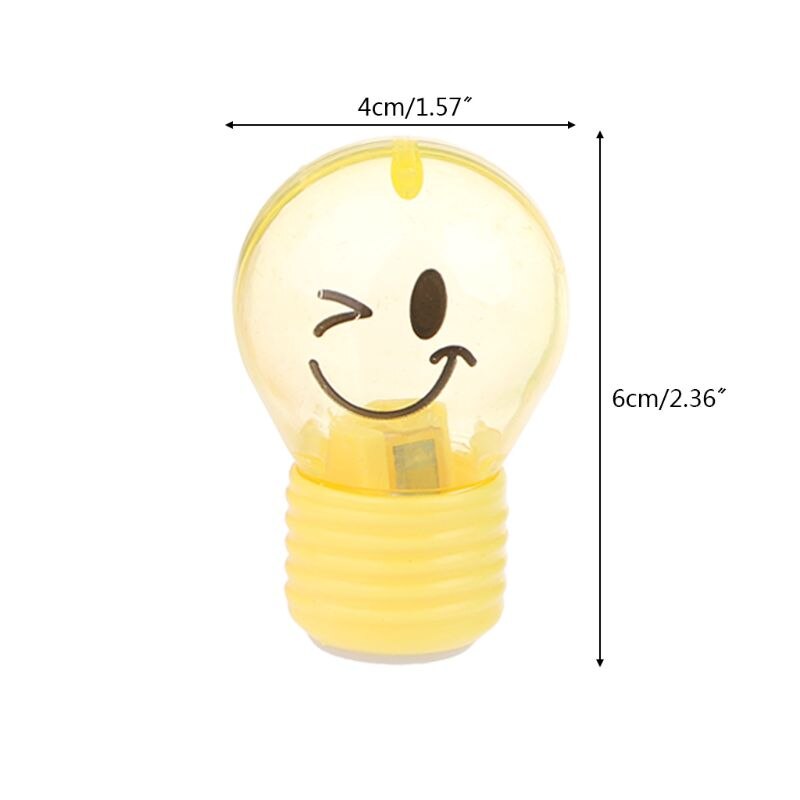 Mini ampoule mécanique taille-crayon papeterie bureau étudiant fournitures scolaires enfants