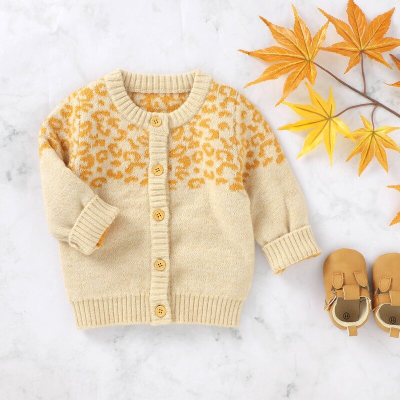 Crianças crianças camisola outono bebê menino menina cardigan de malha casual outerwear roupas