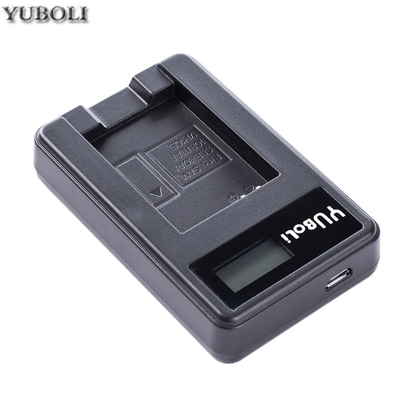 Yuboli 1050 mah slb slb -10a 10a 10a slb batteri + lcd usb lader til samsung hmx -u10 hmx -u100 sl720 hz15w sl310w sl820 hz10w es60