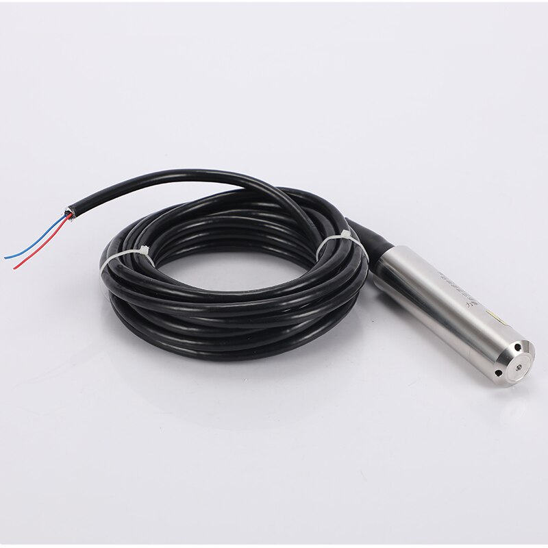 gas liquid Water Level Display Controller Input Liquid Level Transmitter 4-20mA Fire Water Tank Level Meter Sensor Probe: 5m range 5m cable