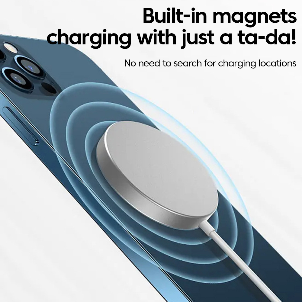 15W Magnetic Wireless Chargers For iPhone 16 15 14 13 12 11 Pro Max 1m Fast Charging Qi Wireless Pad For Airpods Charger Adapter