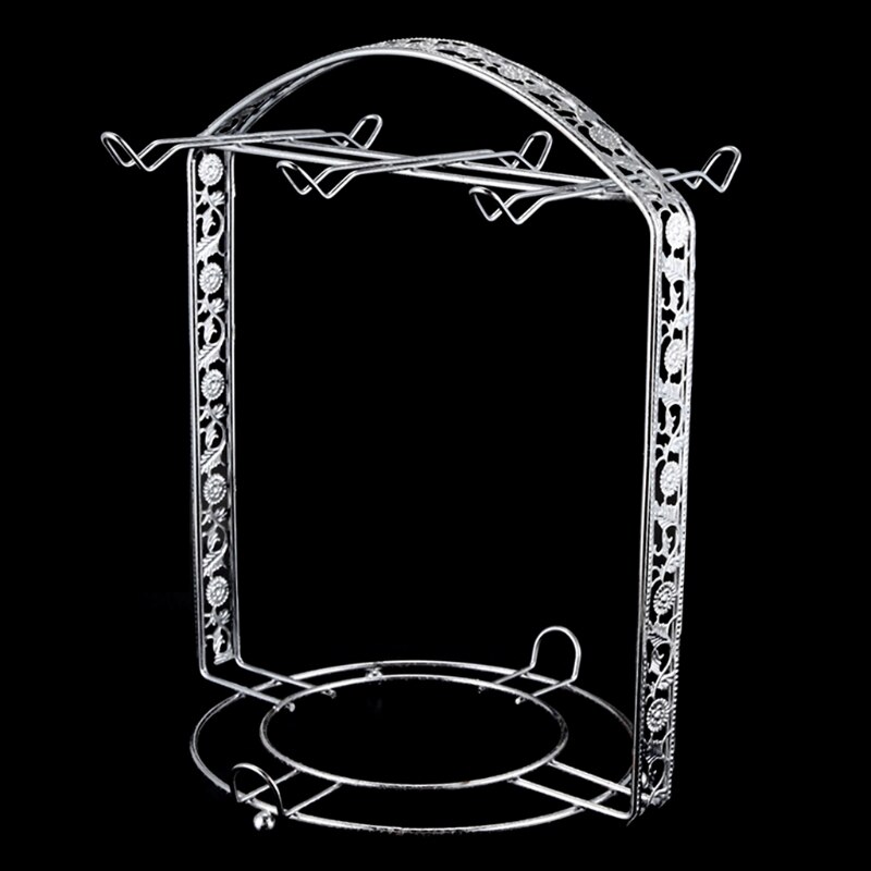 Mug Holder Coffee Rack Coffee Cup Holder Tea Set Stand Dishes Organizer Wrought Iron Mug Drainer Storage Drying Rack Org