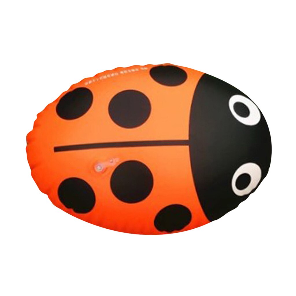 1 stk vand sikkerhed dobbelt airbags svømme float svømmetaske livreddende bold opbevaring liv bøje vandtæt pvc redningskrans til barn  #3: Orange