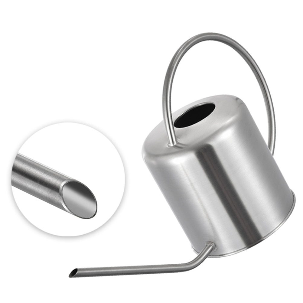 1pc 1,3 L Pflanzen Gießkanne Edelstahl Gießkanne Lange Auslauf Sukkulenten Bewässerung Wasserkocher Gartenarbeit Werkzeug