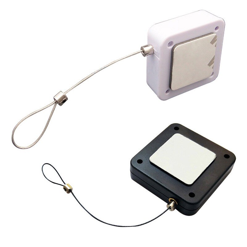 90Cm Eenvoudige Deurdranger Buiten Punch-Gratis Intrekbare Automatische Sensor Deursluiters Zelf Pull Lijn Onder Deur Beugel dichter