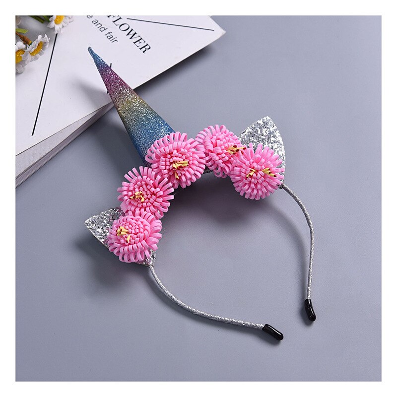 Novo Tutu desempenho Unicorn rainbow Rainbow saia princesa saia com 2pcs Graps Shinny hairband correspondência livre