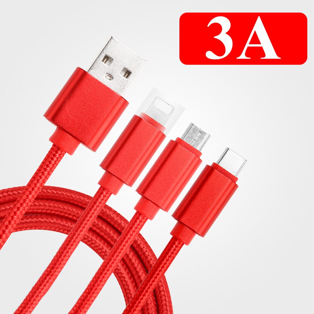 Mini praktisch Schnelle Ladekabel 3A Mikro USB Kabel Für iOS Android Schnell Ladegerät Mikro Kabel USB Typ C kabel USB Draht