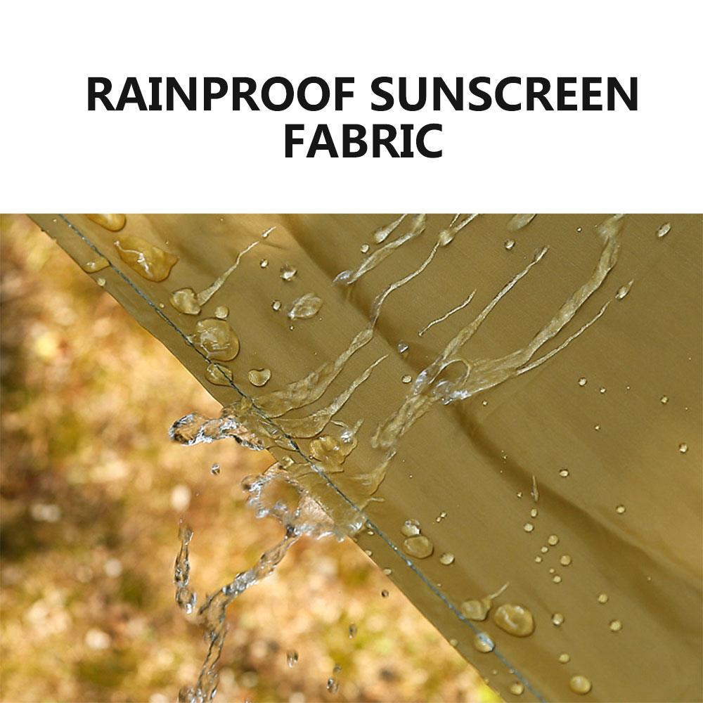 Toldo grande cuadrado Pantalla de sombra refugio solar dosel vela dosel Gazebo duradero campamento portátil práctico al aire libre impermeable