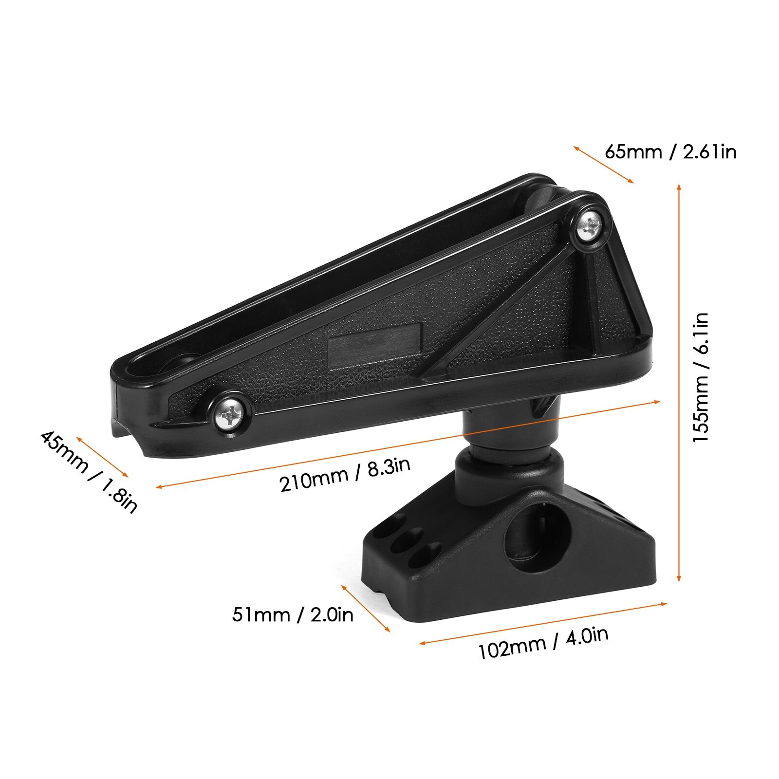 Anchor Lock with Release System Side Deck Mount for Kayaks Canoe Small Boat Fishing kayak accessories