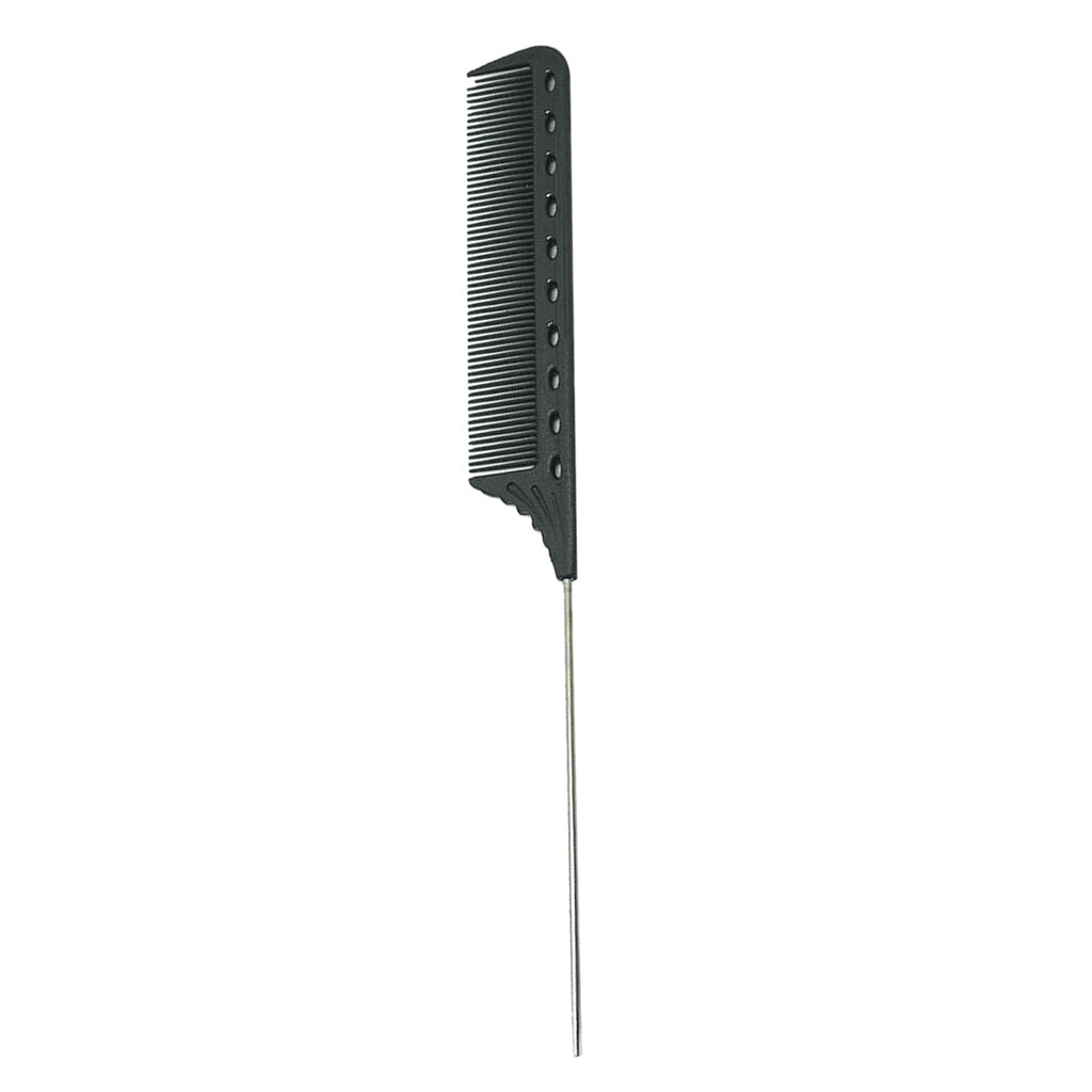 Peines para resaltar el peine de tinte para salón de casa, peluquería cuidado del cabello, peine de cola de ratón de estilo antiestático con dientes finos: Gray